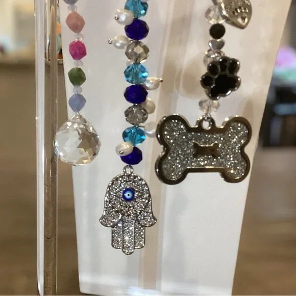 🌸Car Charm Rearview Mirror - Picture 3 of 8